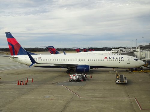 Delta Airline -Boeing 737 - Belize Flugzeit