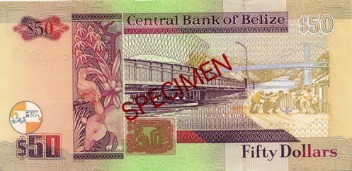 50 $ Belize Dollar